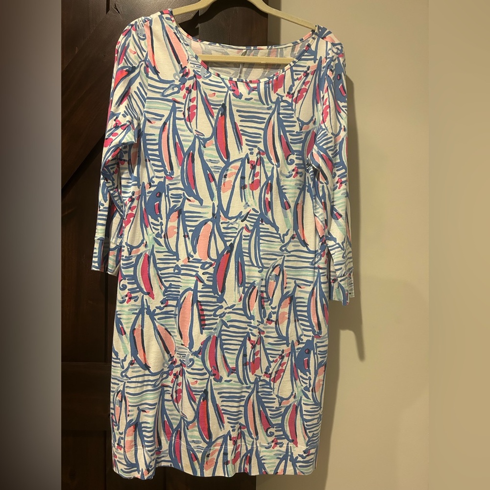Colorful Women's boatneck Lilly  Dress